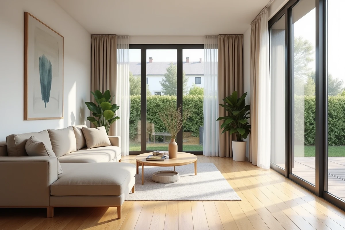 Intérieur moderne d'un appartement neuf à Toulouse dans le quartier Montaudran-Lespinet idéal pour l'investissement locatif