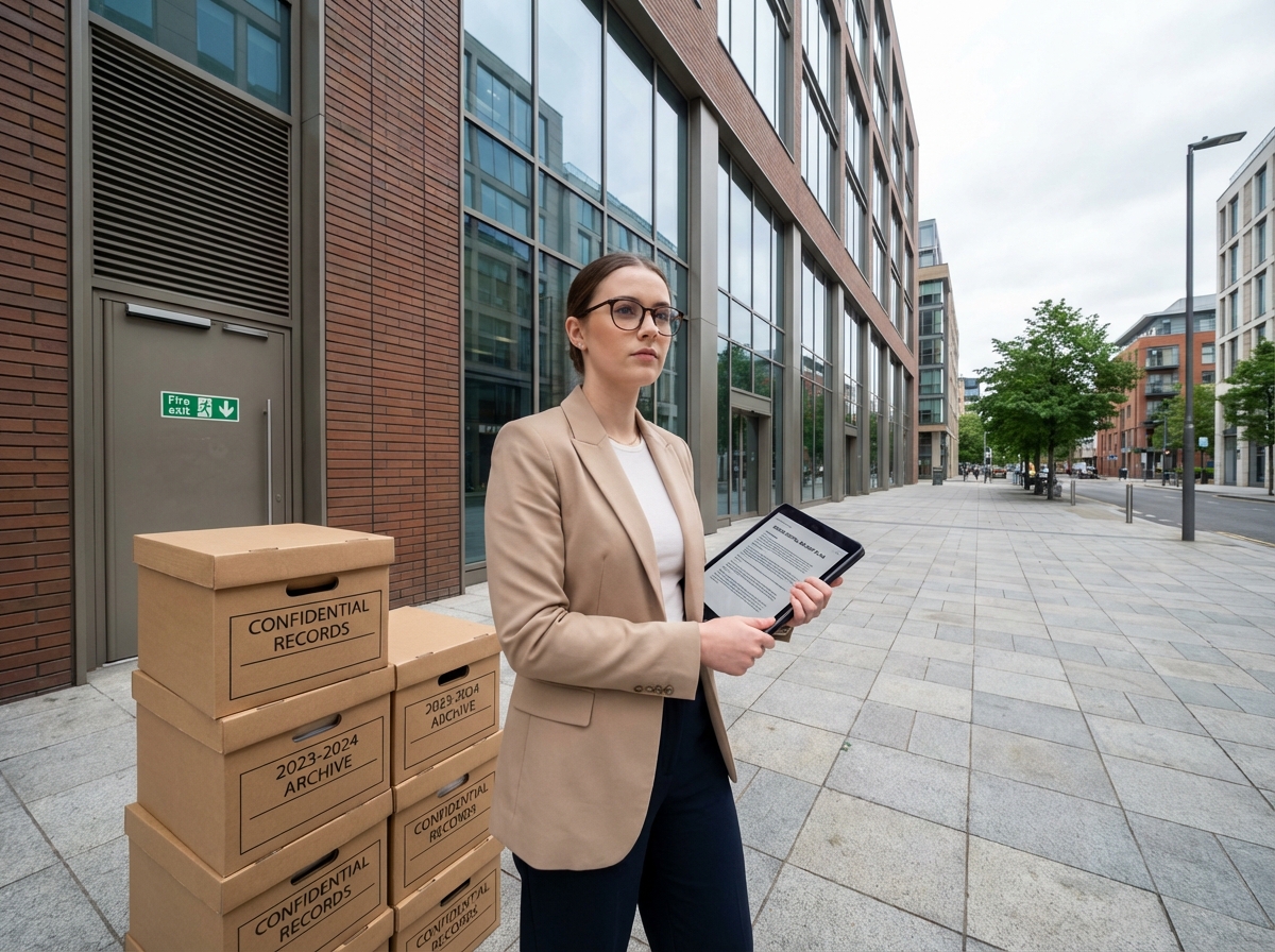 Jeune femme professionnelle vérifiant un plan sur tablette