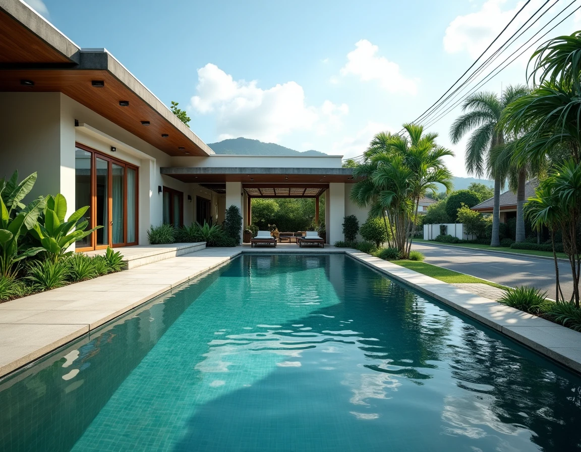 Villa moderne avec piscine privée et jardin tropical à Chiang Mai Thaïlande en vente